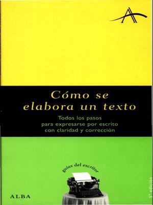 cover image of Cómo se elabora un texto